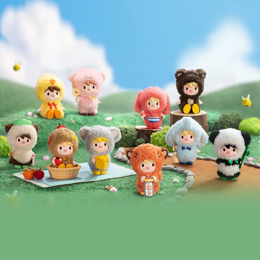 Amazon.co.jp: POPMART Sweet Bean 動物ごっこ シリーズ【ピース