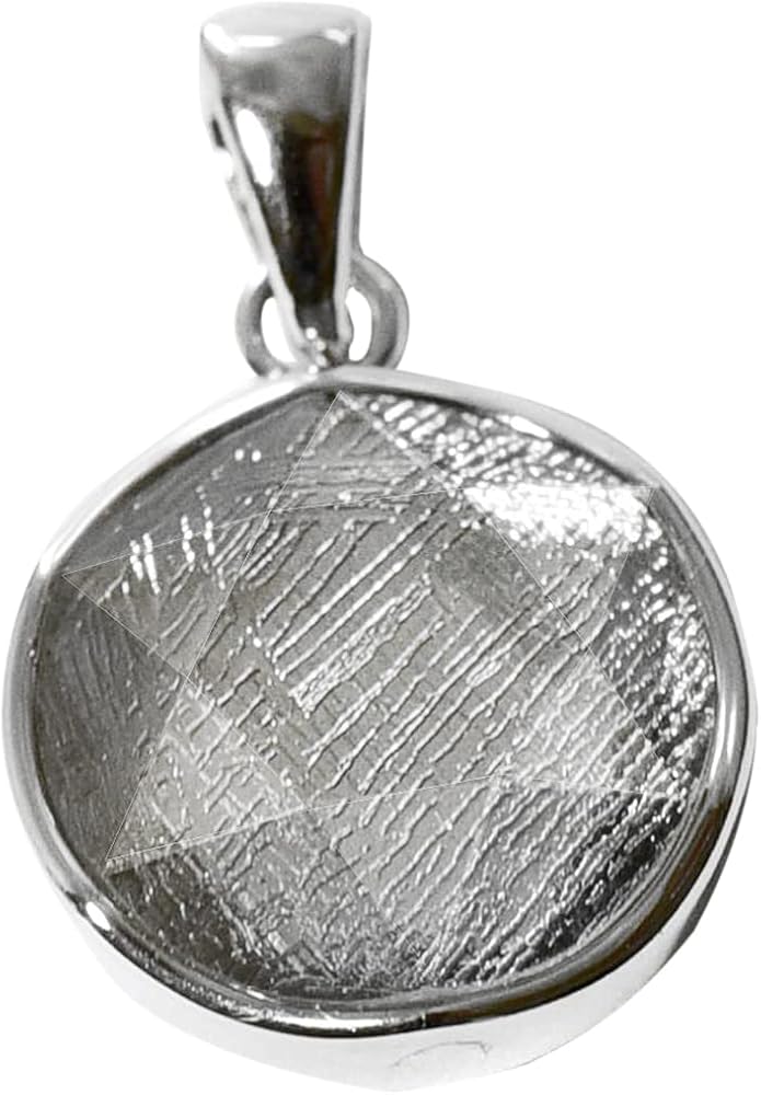 Amazon.co.jp: ギベオン隕石 六芒星（ダビデの星） シルバー