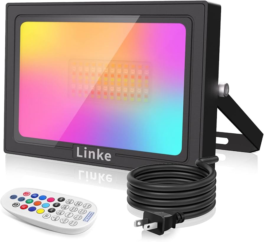 Amazon.co.jp: Linke 35W RGBライト RGB投光器 カラーライト フラッド