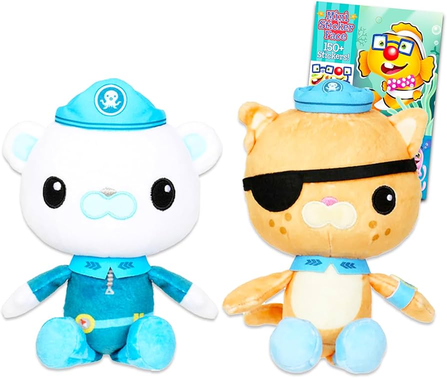 Amazon.co.jp: ディズニー オクトノーツ ぬいぐるみセット - 8インチの