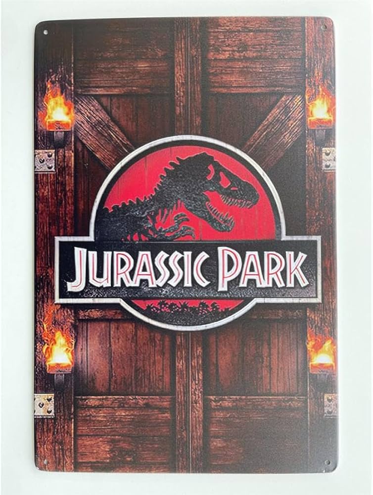 Amazon.co.jp: 『ジュラシック・パーク』 映画 ポスター メタルサイン