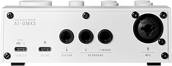 Amazon.com: Audio-Technica AT-UMX3 USB Desktop Audio Mixer, White