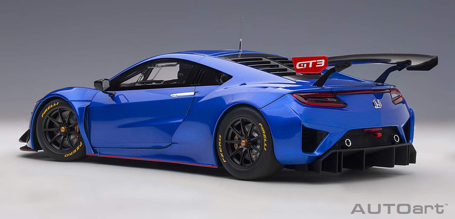 Amazon.co.jp: AUTOart 1/18 ホンダ NSX GT3 2018 ハイパー・ブルー