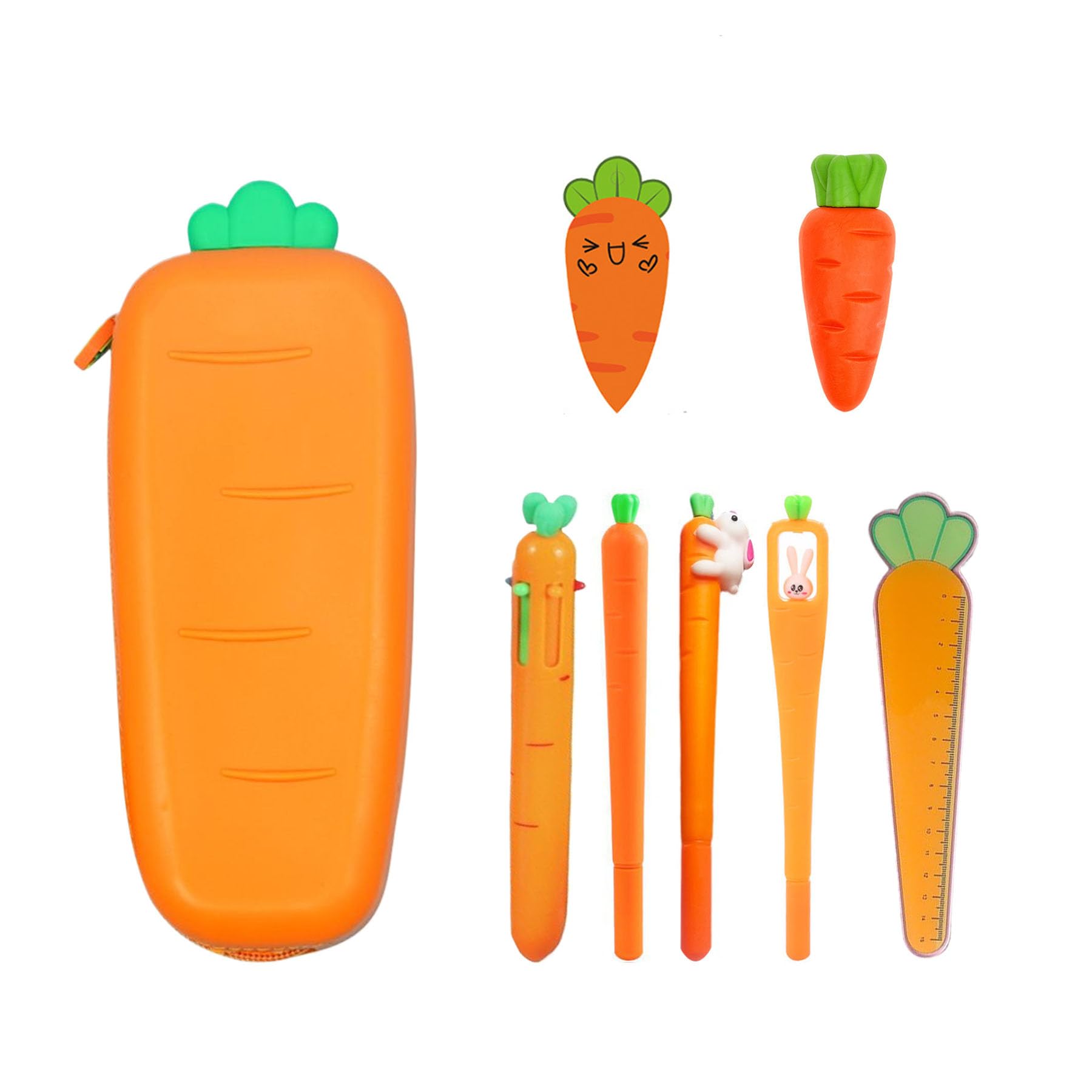 Amazon | KBUYSGX ニンジンの形をしたペン 漫画のペン ウサギの人参