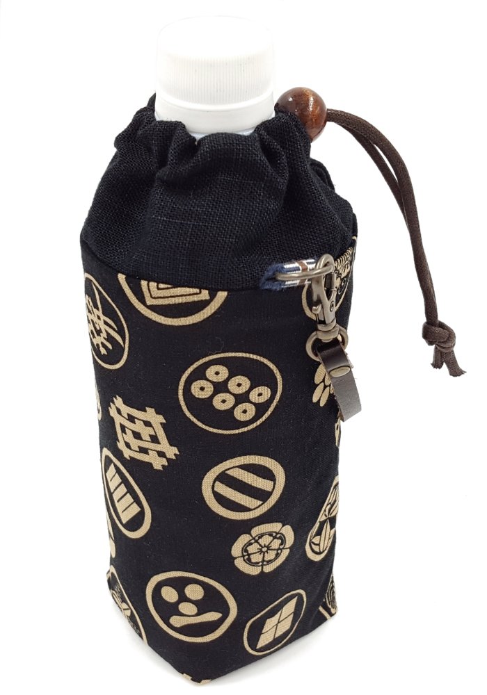 Amazon｜手作り工房FUJITA ペットボトルケース 500ml用 家紋柄 保冷