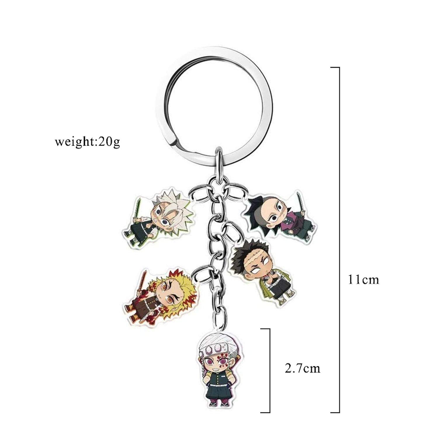 Amazon.co.jp: キーホルダー 炭治郎 禰豆子 伊之助 我妻 善逸 義勇
