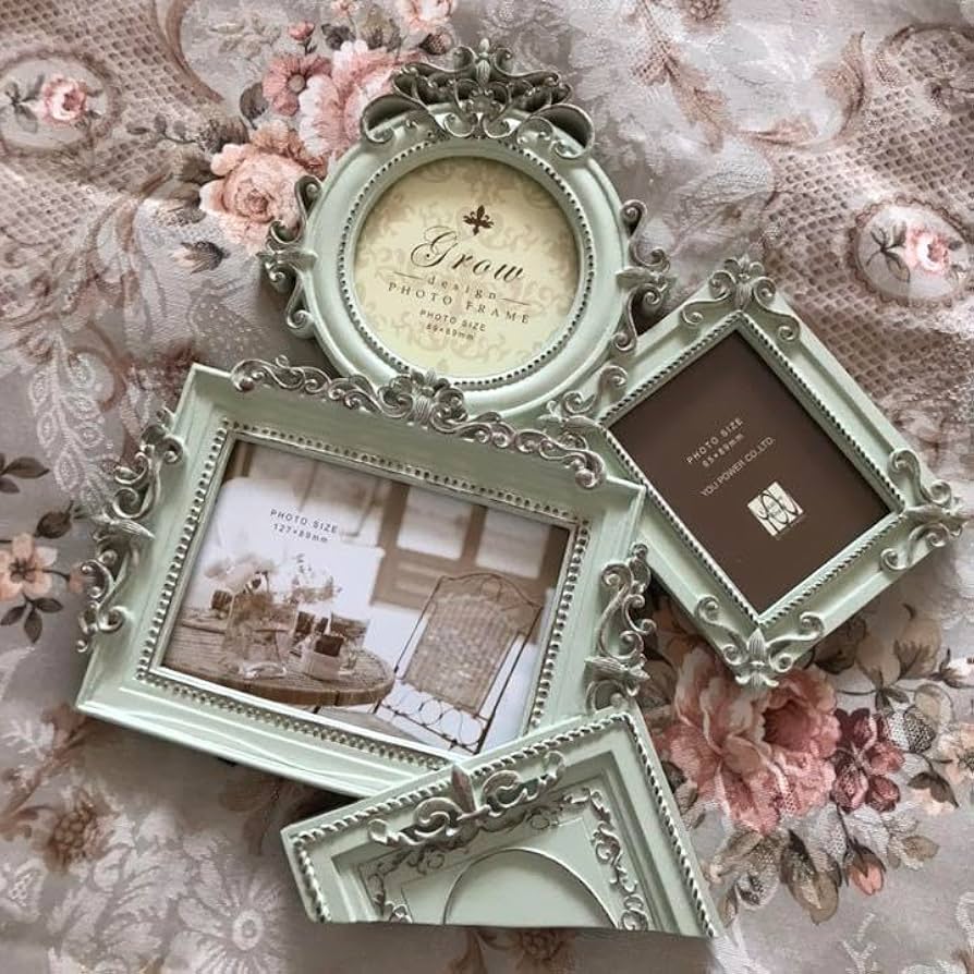 Amazon.co.jp: アンティークデザイン フォトフレーム 写真立て