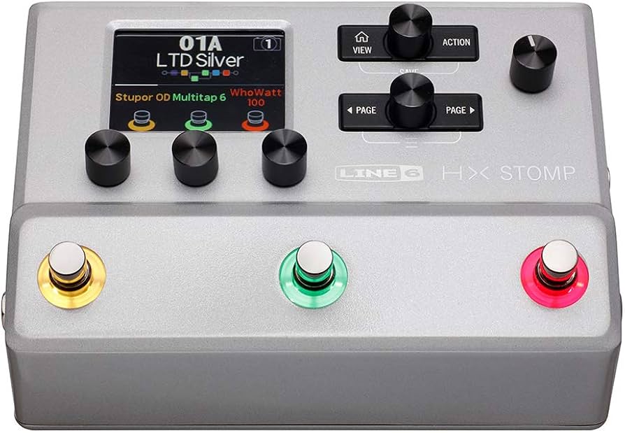 Amazon | LINE6 HX Stomp Silver ギター・プロセッサー HELIXシリーズ