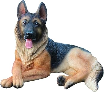 Amazon.co.jp: TIANQUXNGI 詳細なジャーマンシェパードミニチュア置物