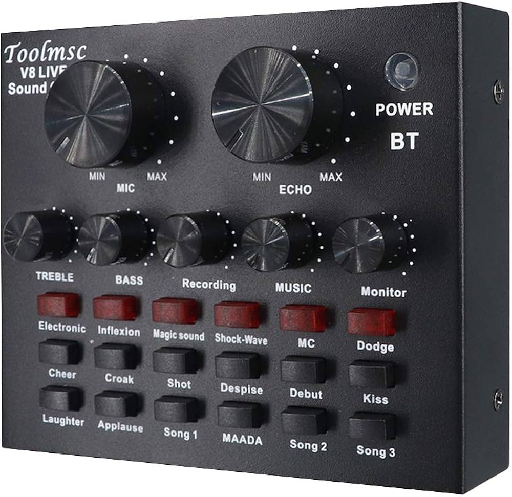 Amazon | V8 Sound Card Toolmsc ライブサウンドカード、Xbox PS4