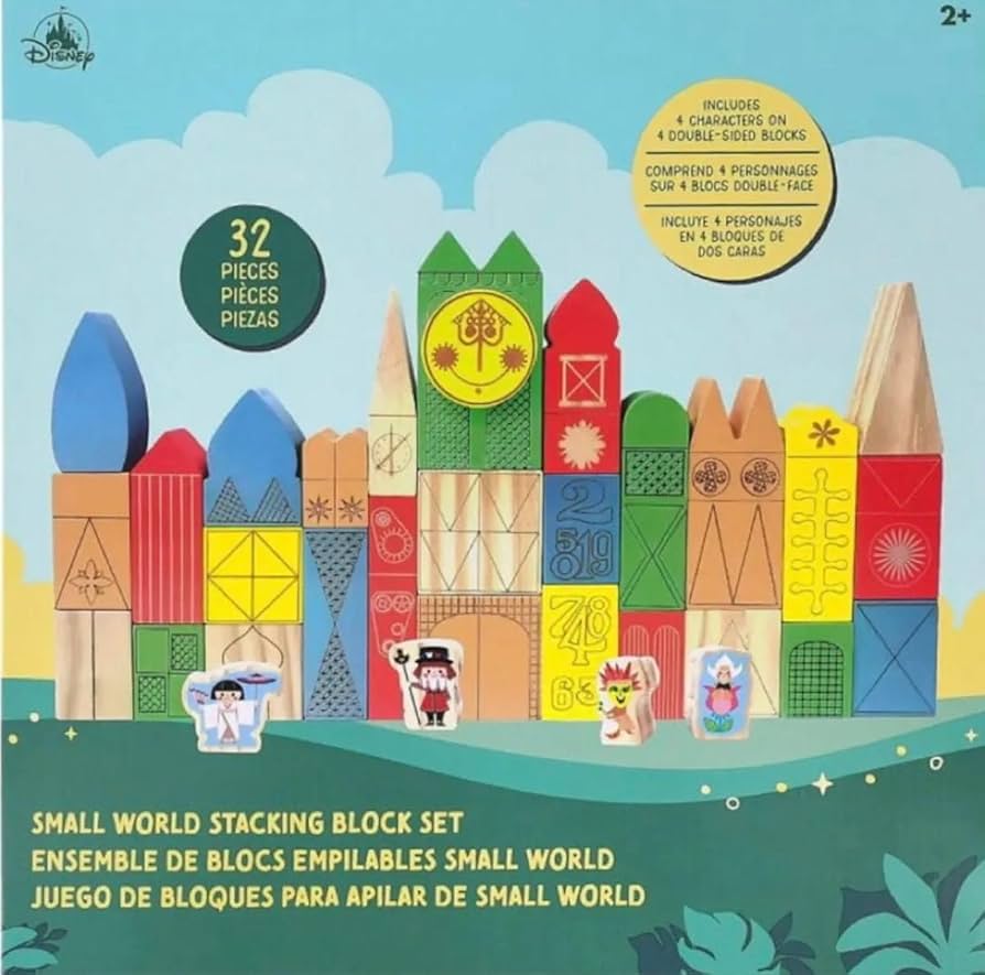 Amazon.co.jp: 日本未入荷 イッツアスモールワールド 積み木 : おもちゃ