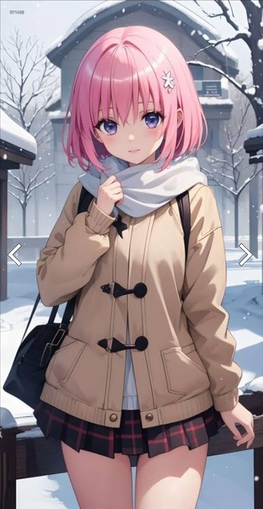 Amazon.co.jp: ToLOVEる モモ バスタオル 冬 制服 絶対領域 マフラー