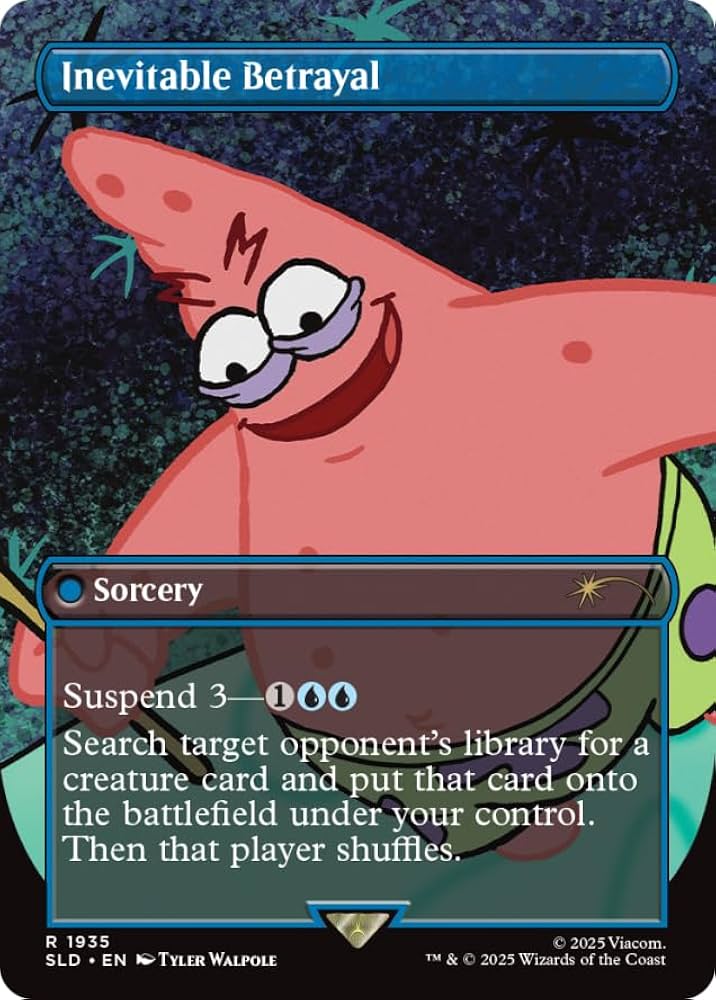 Amazon.com: Magic The Gathering Secret Lair x Spongebob