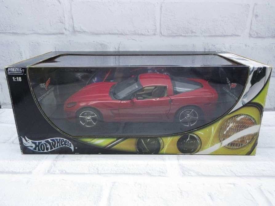 Amazon | ミニカー 1/18 シボレー コルベット C6 レッド モデルカー