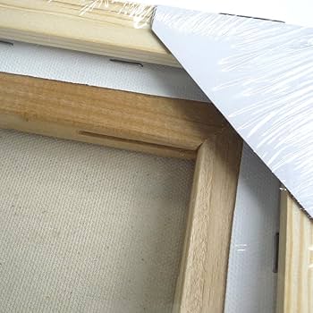 Amazon.co.jp: ゆめ画材 フレーミングキャンバス SSM (227×227) 木製木