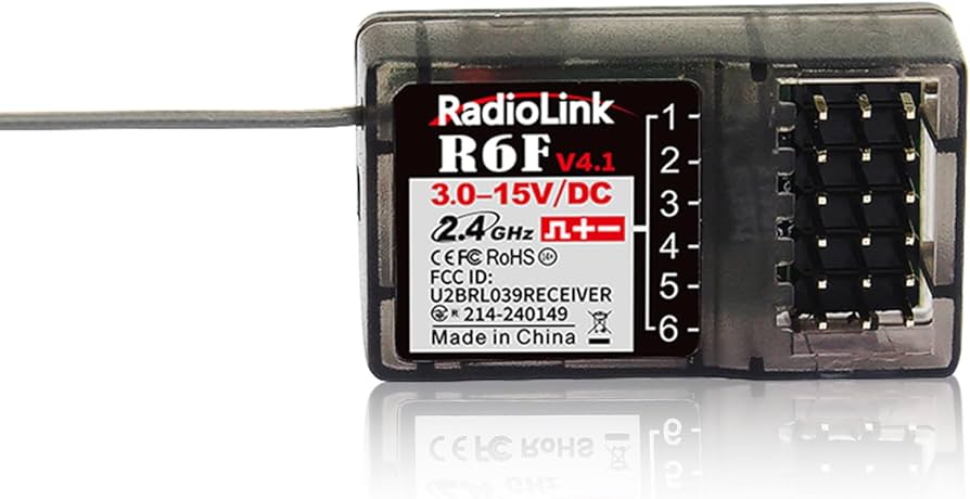 Amazon.com: Radiolink 2.4Ghz R6F 6 Channels RC Receiver Long