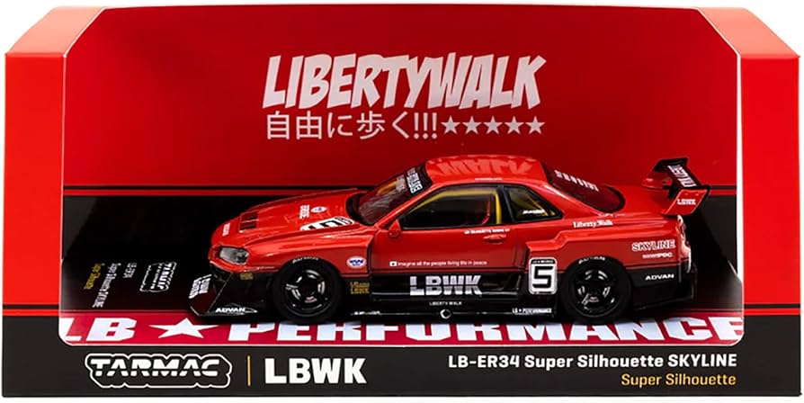 Amazon.co.jp: スカイライン LB-ER34 スーパーシルエット RHD(右