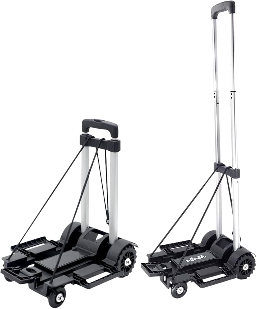 Amazon.co.jp: ZHJINGYU キャリーカート 台車 折りたたみ式 軽量