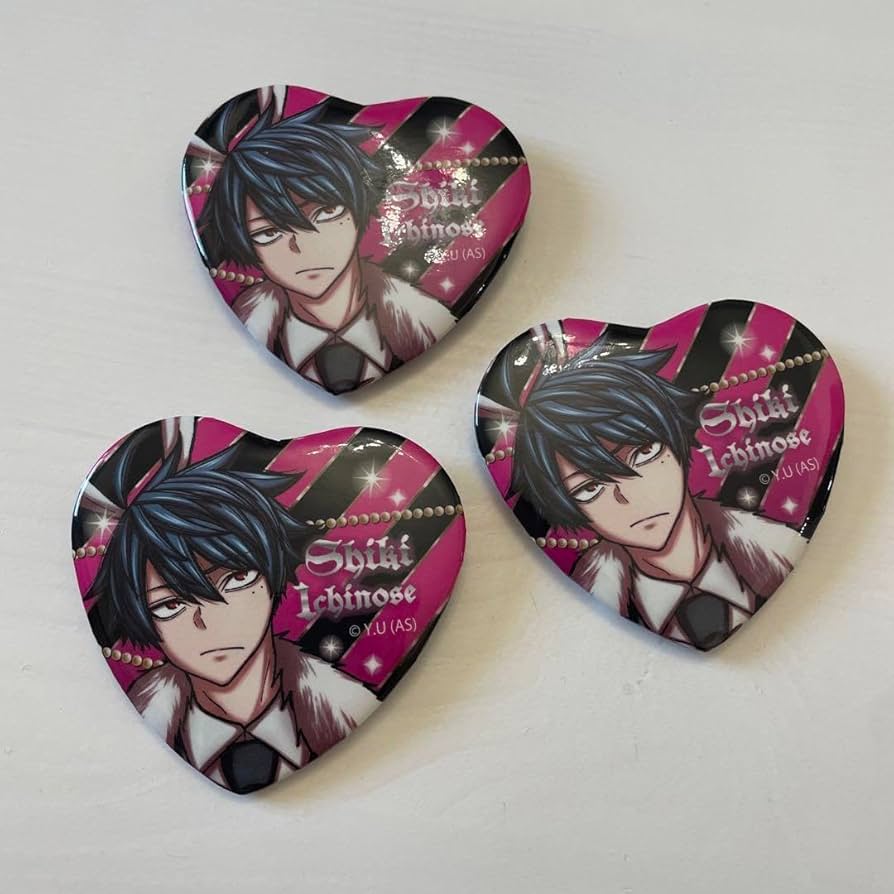 Amazon.co.jp: 桃源暗鬼 ハート缶バッジ 一ノ瀬四季 缶バッジ マンガ展