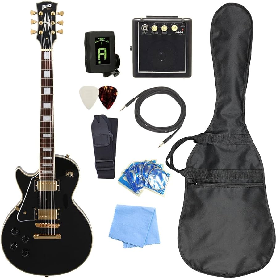 Amazon | エレキギター 左利き 初心者セット レスポール カスタム