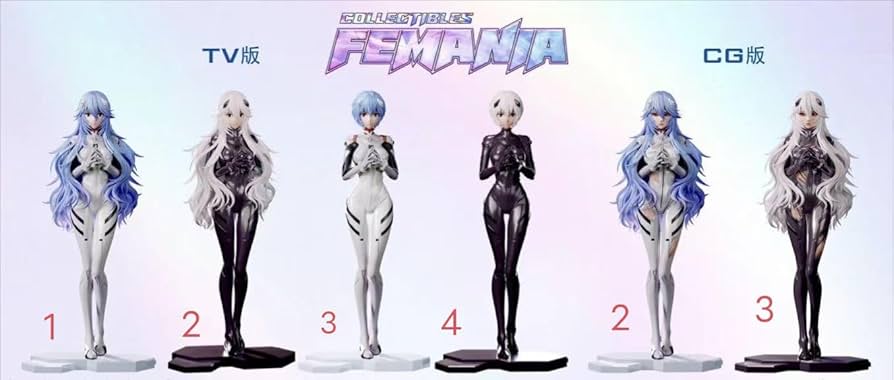 Amazon.co.jp: 綾波レイ あやなみレイ フィギュア 1/7スケール 塗装