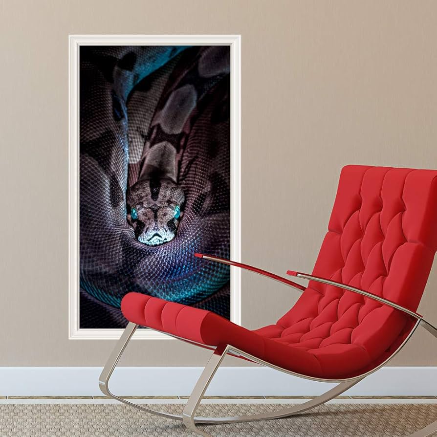 Amazon｜蛇 ヘビ ウォールステッカー 日本製 壁紙 爬虫類 アナコンダ