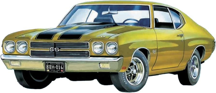 Amazon.com: AMT 1970 Chevy Chevelle SS 2T 1:25 Scale Model Kit
