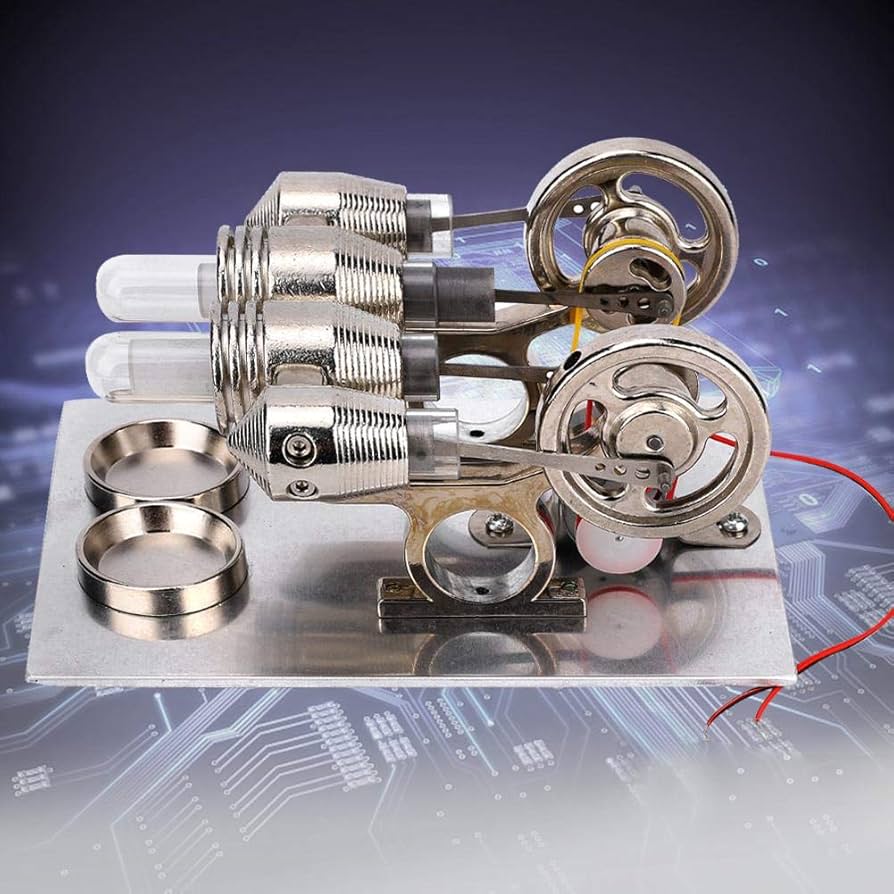 Amazon.co.jp: Jimfoty スターリングエンジン 4気筒スターリング