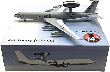 Amazon.co.jp: 1/200スケール アメリカ軍 E-3 E3 セントリー AWACS
