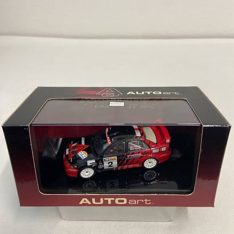 Amazon | AUTOart 1/43 MITSUBISHI Lancer WRC Evo Ⅵ 1999年 Winner