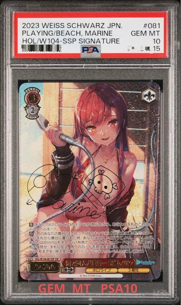 Amazon.co.jp: 鑑定ヴァイス 海で遊んだ後は 宝鐘マリン ssp サイン