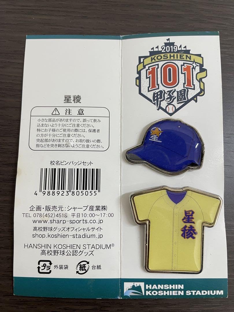 高校野球ピンバッジセット甲子園