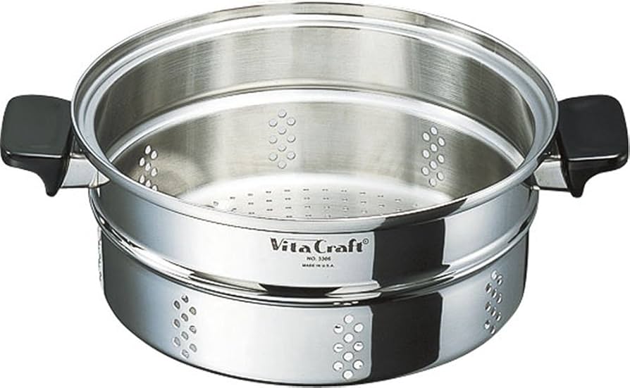 Amazon｜ビタクラフト(Vita Craft ) 大 蒸し器 25.5cm 3306｜蒸し器