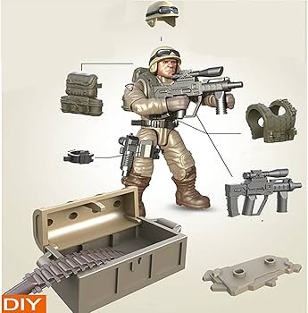 Amazon.co.jp: YomYtupme 特殊部隊 ミニミリタリーアクション