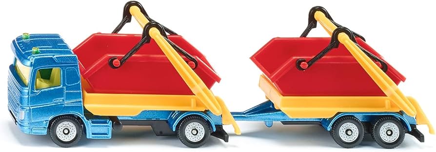 siku 1695, LKW mit Absetzmulde und Anhänger, Spielzeug-LKW, Metall