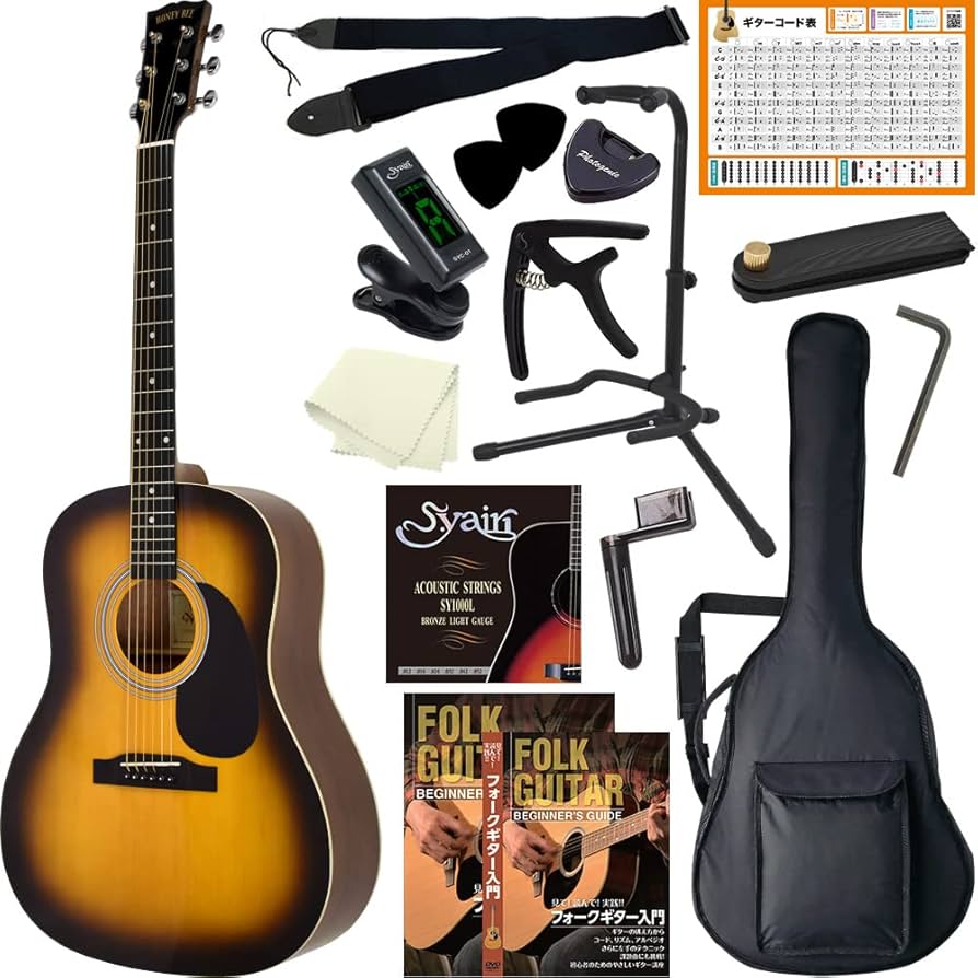 Amazon | HONEY BEE ハニービー アコースティックギター ラウンド