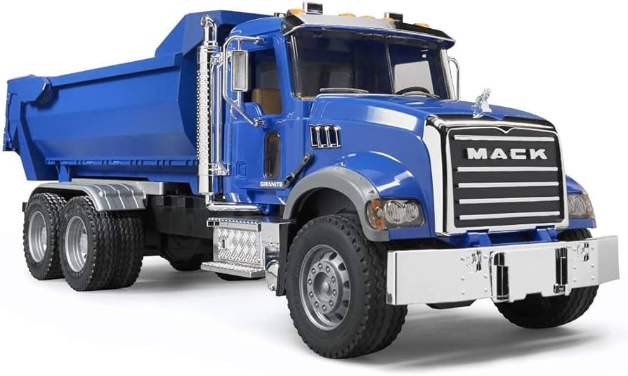 Amazon.co.jp: ブルーダー MACK ハーフパイプダンプトラック BR02823