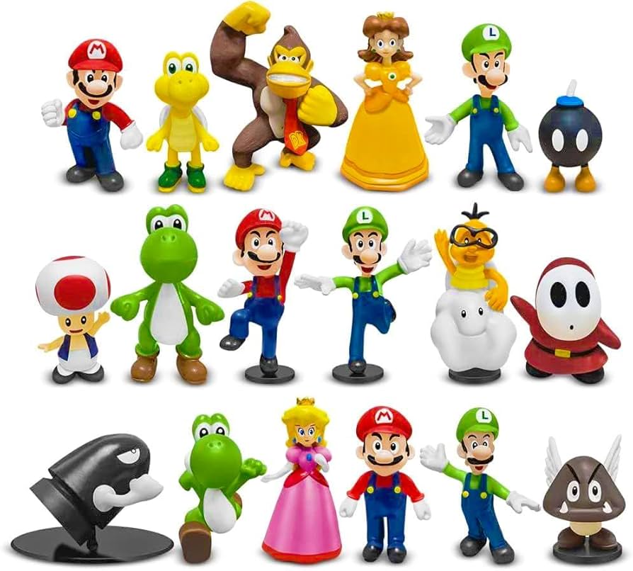 Amazon.co.jp: ViliV スーパーマリオ アクションフィギュア おもちゃ