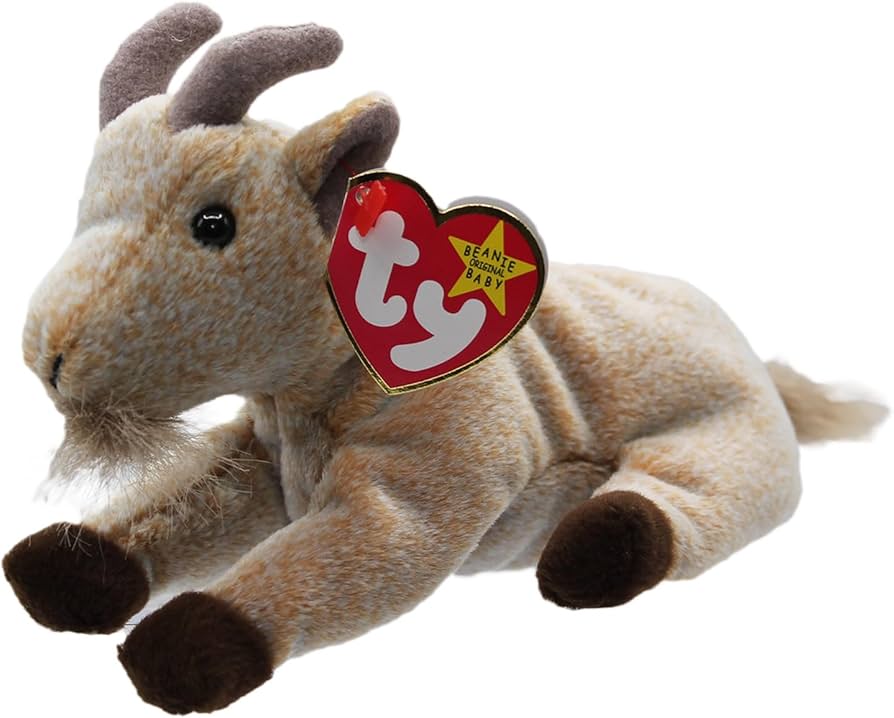 Amazon.co.jp: TY ビーニーベイビーズ BEANIE BABIES GOATEE ヤギ