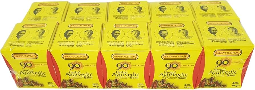 Amazon | シッダレパ アーユルヴェーダ バーム, 10g x 10個セット