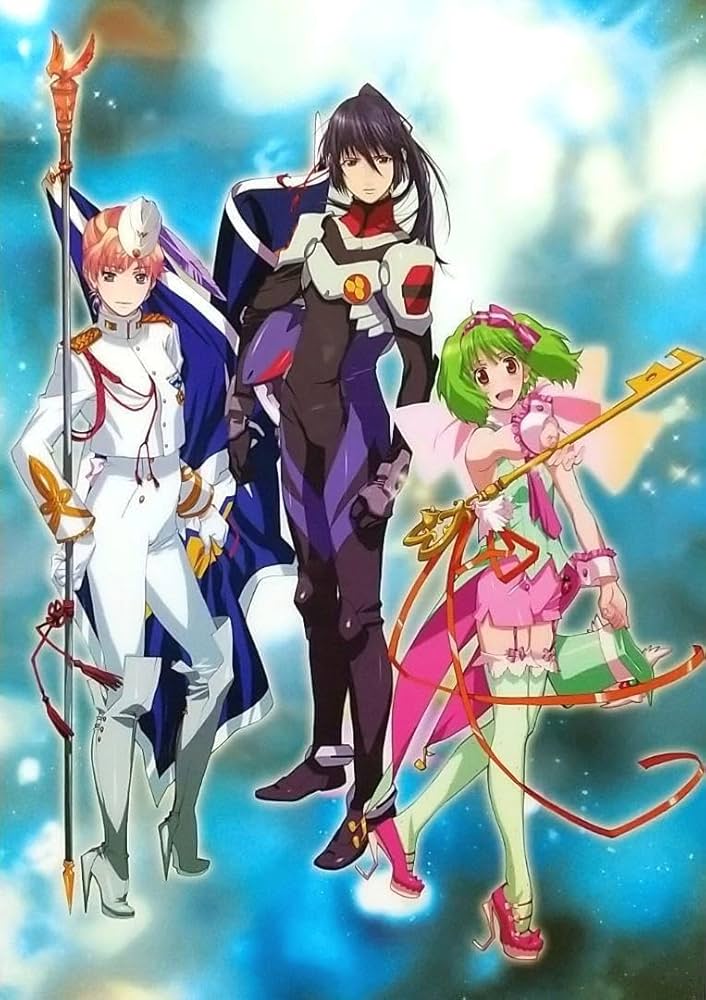 Amazon.co.jp: マクロスF シェリル/アルト/ランカ F魂 A4 下敷き : ホビー