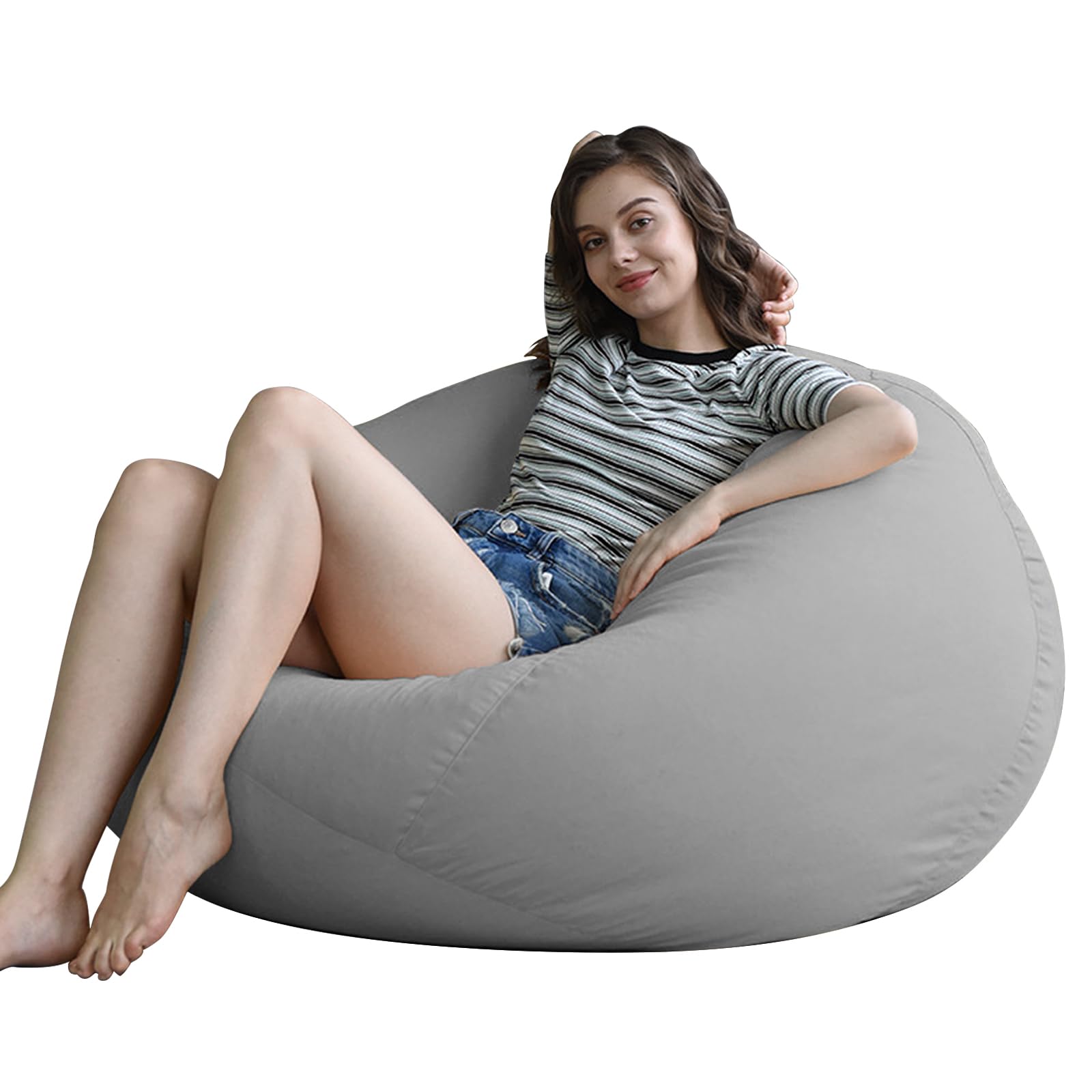 Amazon.co.jp: JPHomezy ビーズクッション 70*60cm けんこう あんぜん