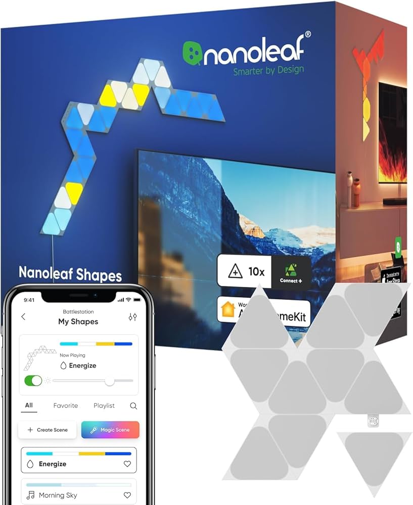 Amazon.co.jp: Nanoleaf Shapes スマートライトパネル ナノリーフ ミニ