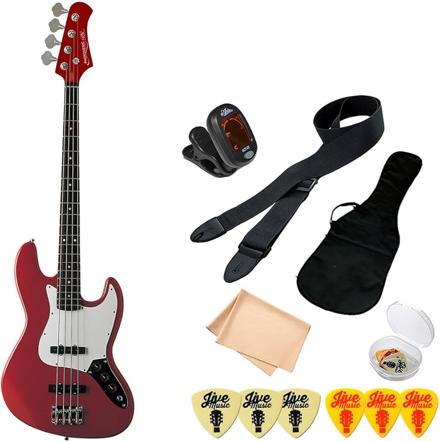 Amazon | ベース 初心者セット 7点 PhotoGenic JB-240 メタリック