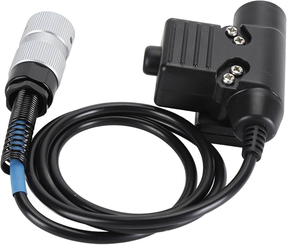 Amazon | U94 PTT プッシュ トゥ トーク、6 ピン ヘッドセット