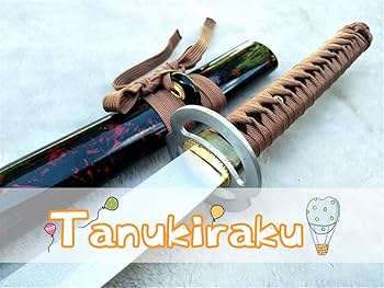 Amazon.co.jp: TanukiRaku COSPLAY用 木製作 打刀拵 汎用 模造刀 日本