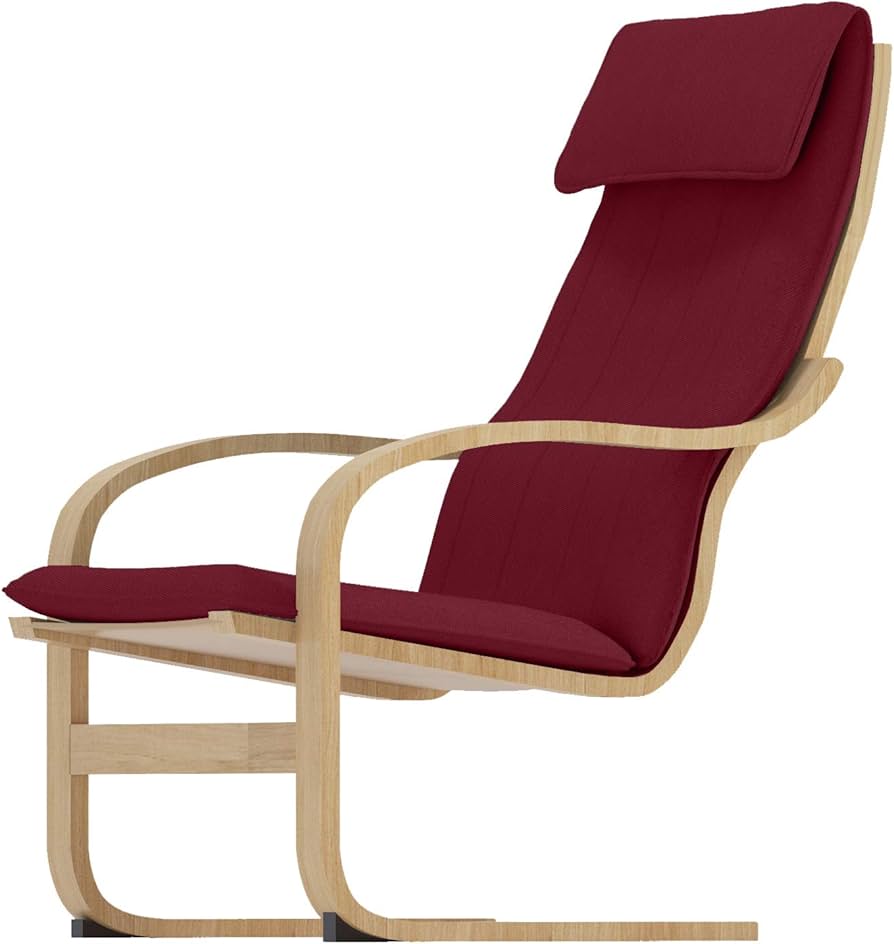 Amazon.co.jp: コットンPoangチェアカバー交換用は、IKEA Poangアーム