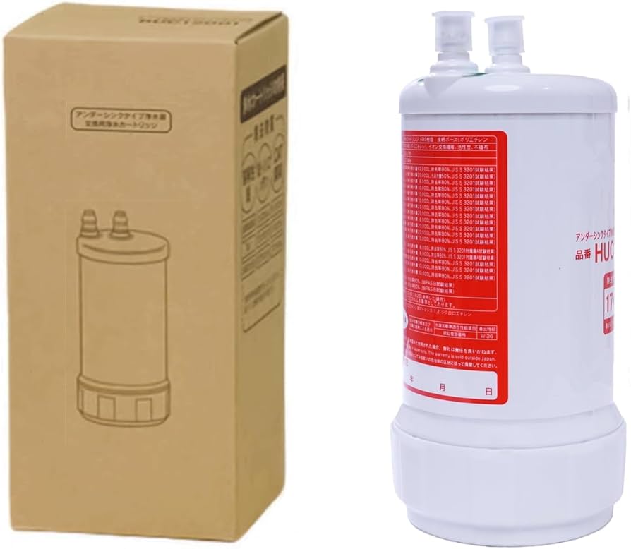 Amazon | HUC17021 浄水器カートリッジ 【17+3物質除去】 ビルトイン