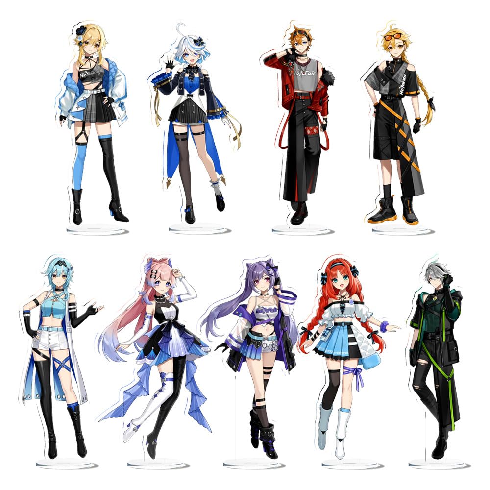 Amazon.co.jp: 原神 アクリルスタンド セット ニィロウ フリーナ 蛍 心