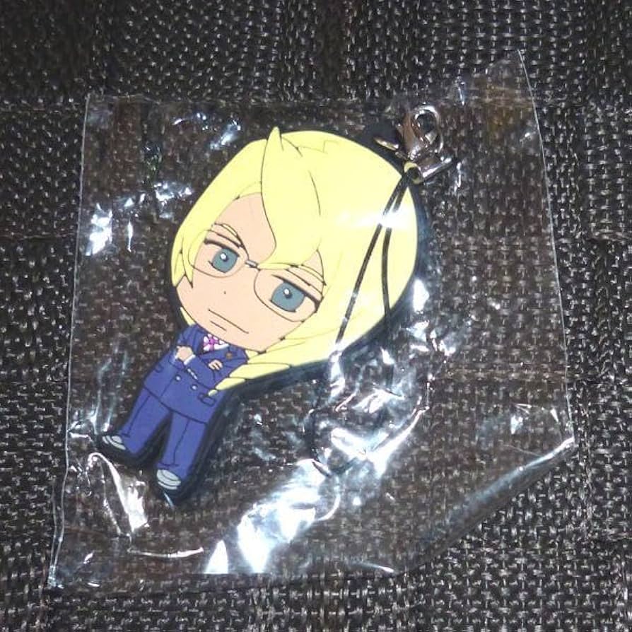 Amazon.co.jp: 逆転裁判 ラバスト 牙琉霧人 15周年 ラバーストラップ